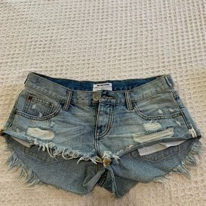 One teaspoon low rise shorts